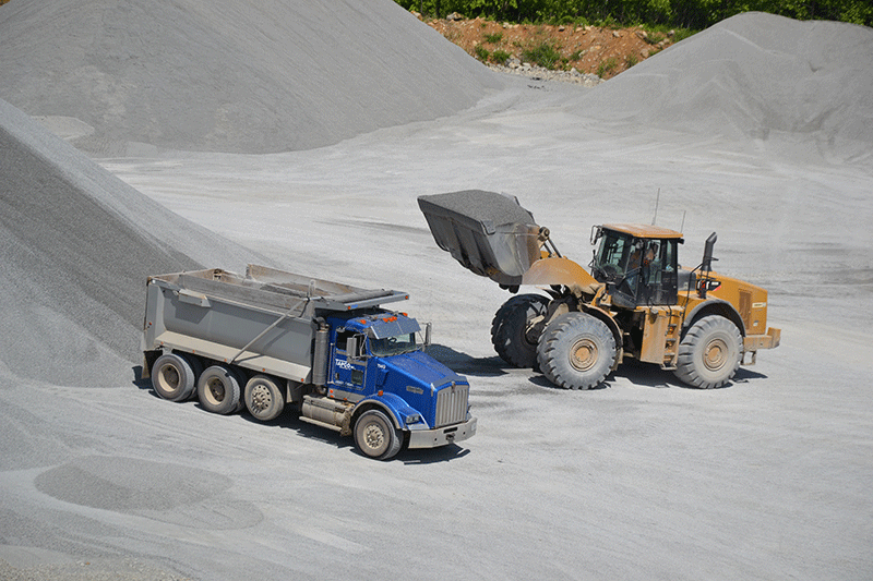 AGGREGATE/STONE DUMP